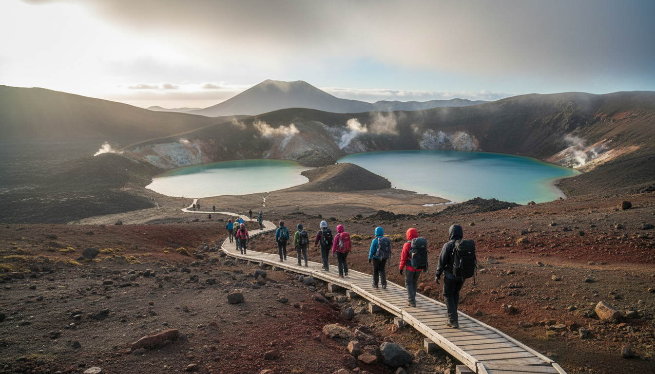 découvrez la randonnée emblématique du tongariro, entre mythe et merveille, et plongez au cœur d'un paysage spectaculaire chargé d'histoire et de légendes.