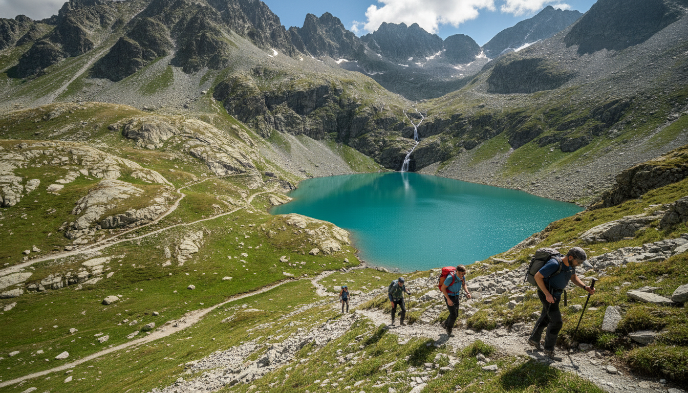 découvrez l'aventure alpine en explorant le lac lioson par le sommet du pic chaussy. une expérience unique entre randonnée et paysages à couper le souffle.