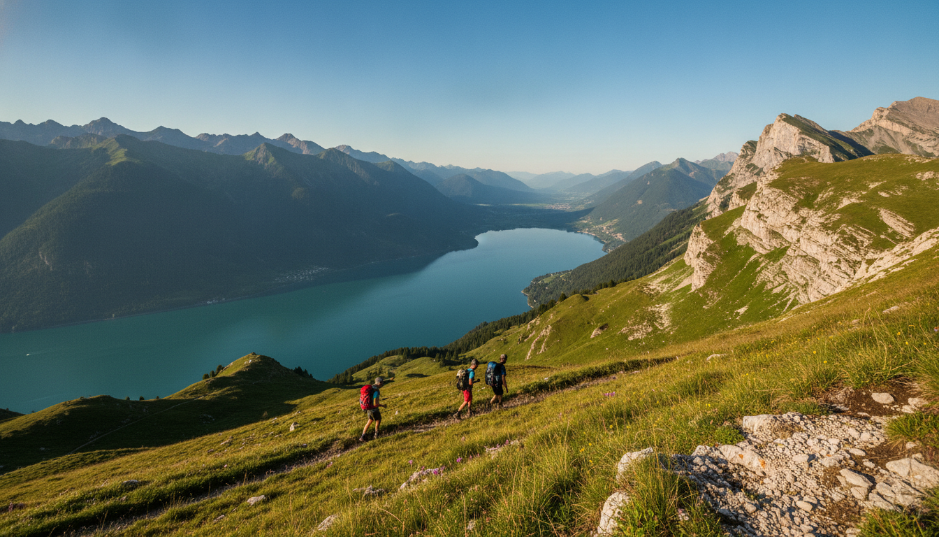 partez pour une randonnée spectaculaire à la pointe de talamarche et profitez d'une vue imprenable sur le lac d'annecy. une expérience nature inoubliable à ne pas manquer !