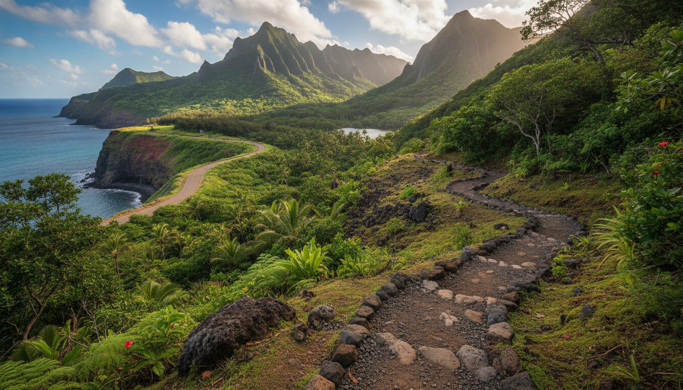 explorez les plus belles randonnées en polynésie, adaptées à tous les niveaux, pour vivre des aventures uniques au cœur de paysages paradisiaques.