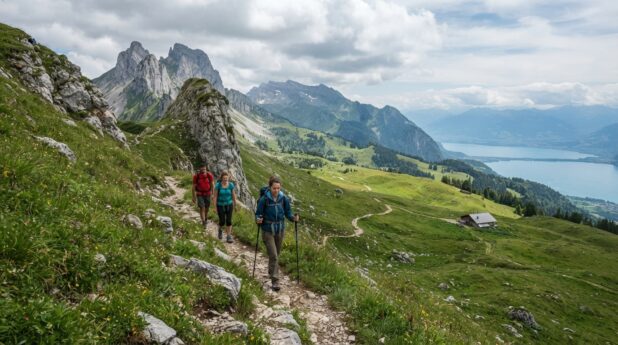 partez pour un mini-trek dans le chablais, entre l’ascension des cornettes de bise et la découverte de la dent d’oche, au cœur des alpes.